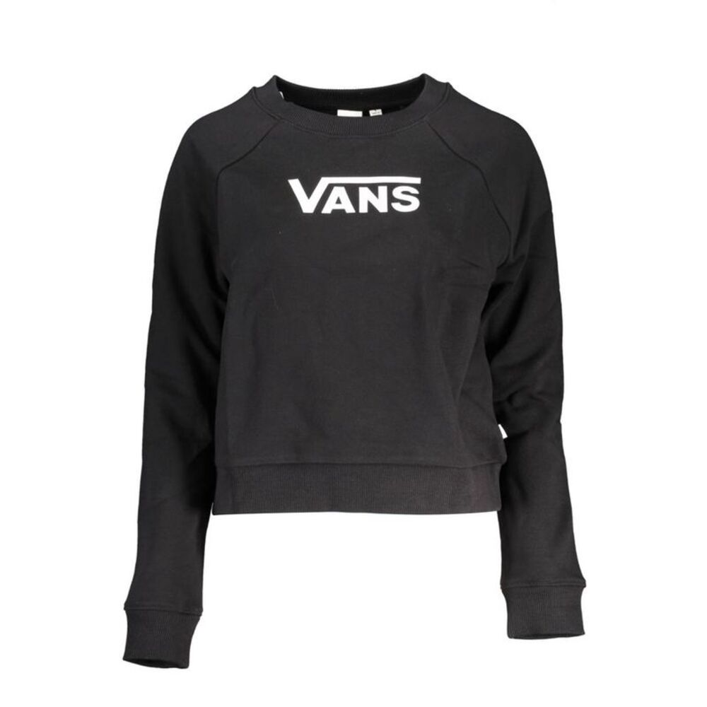 Vans Black Cotton Women Women's Sweatshirt